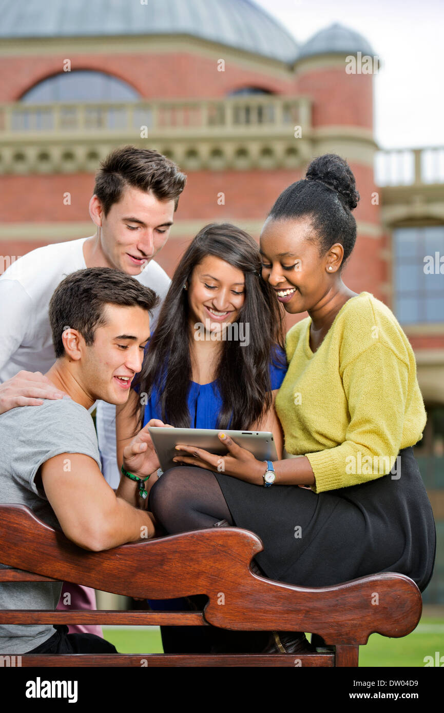 Les étudiants de l'Université de Birmingham, UK Banque D'Images
