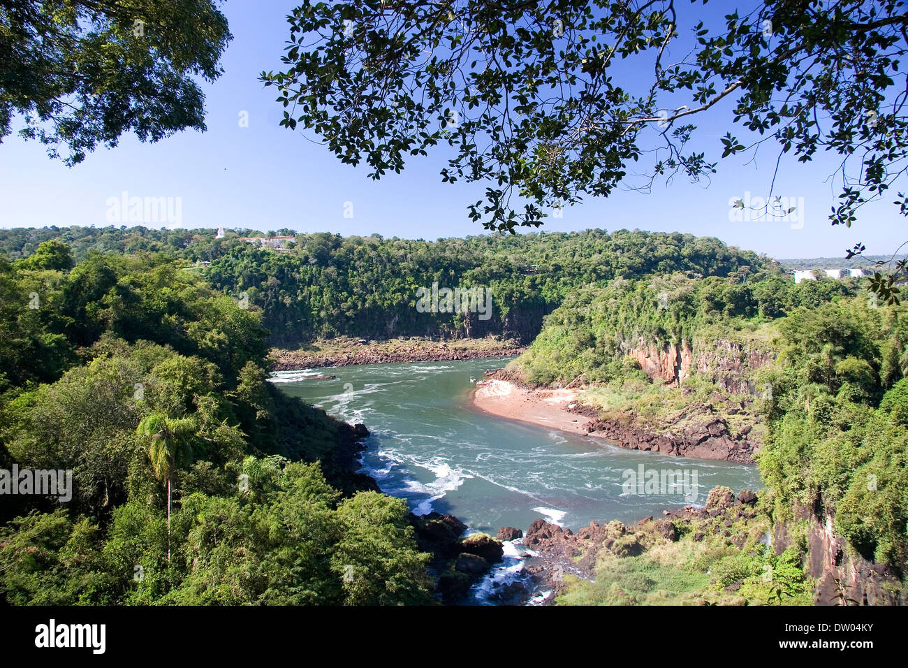 Chutes d'Iguaçu, Misiones, argentine Banque D'Images