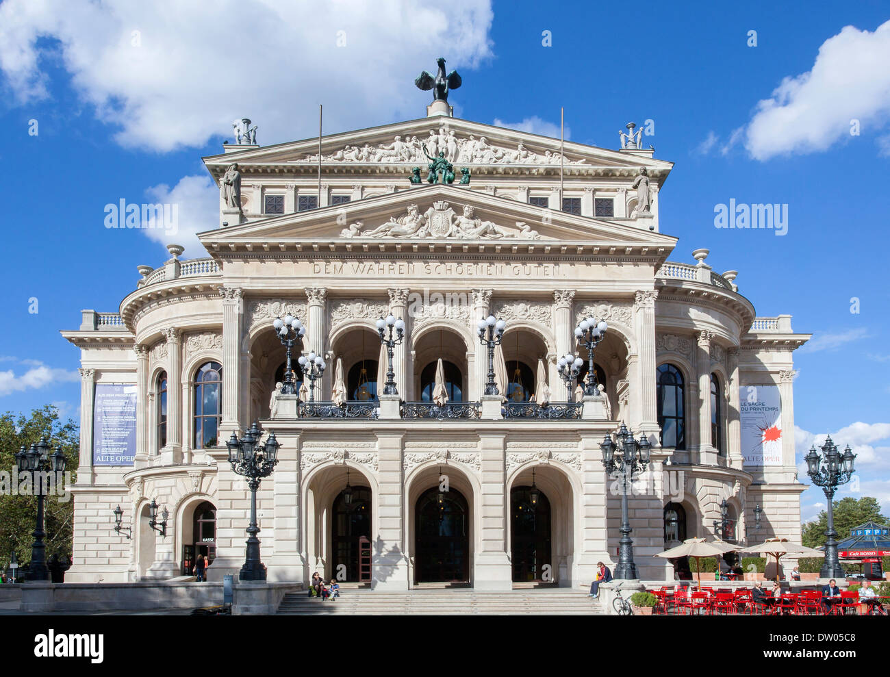 Alte Oper, opéra, Westend, Frankfurt am Main, Hesse, Allemagne Banque D'Images