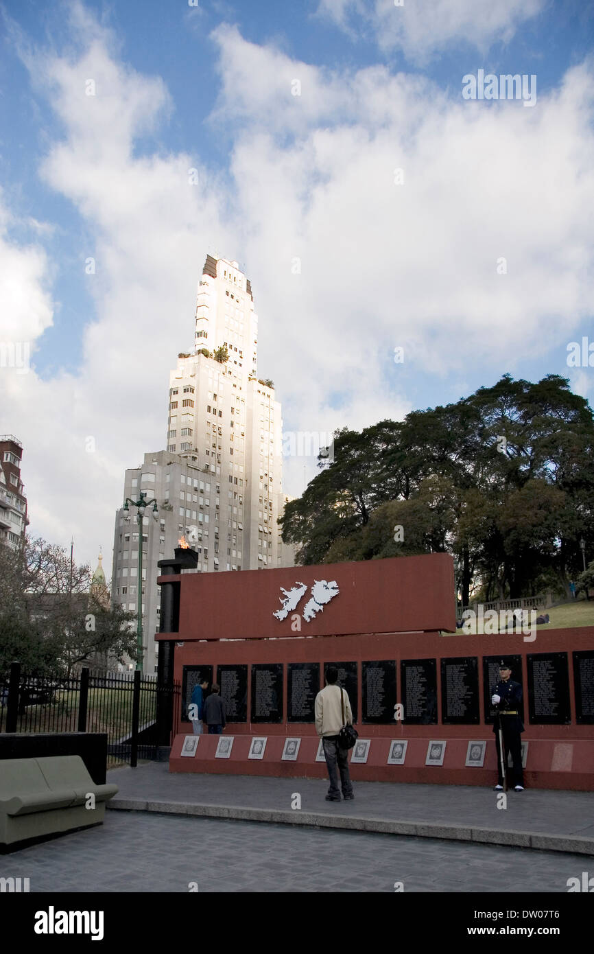 Monumet à los Caidos de malvinas, Buenos Aires, Argentine Banque D'Images