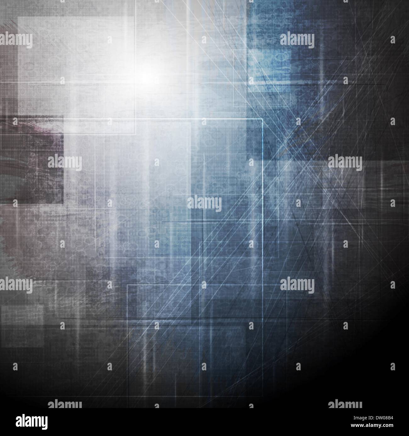 Abstract Grunge arrière-plan technique Banque D'Images