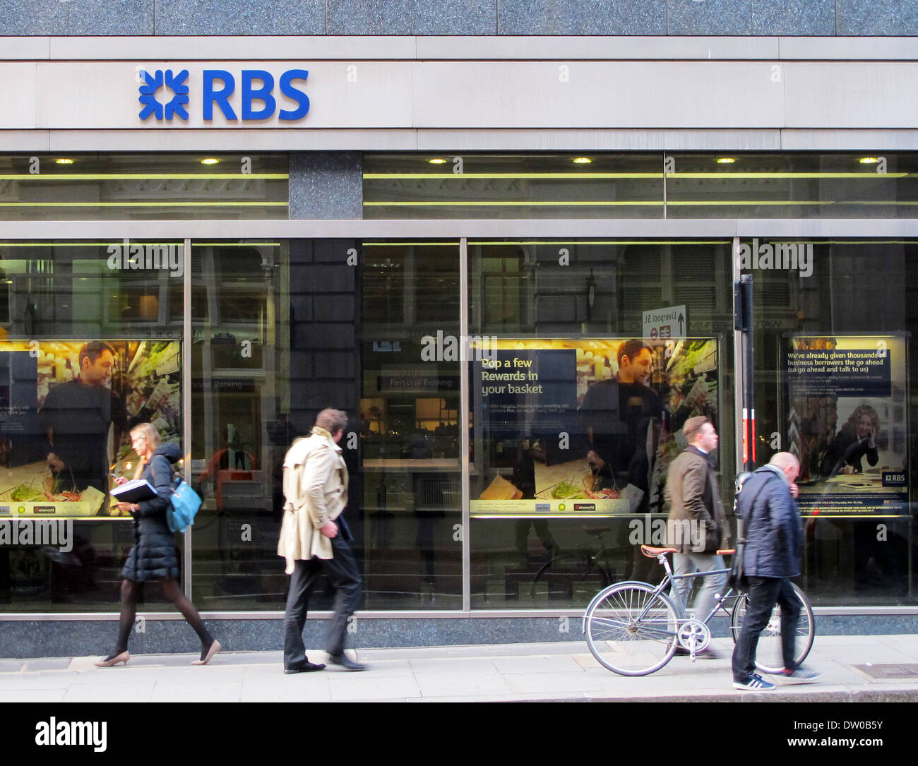 La Royal Bank of Scotland, UK Banque D'Images