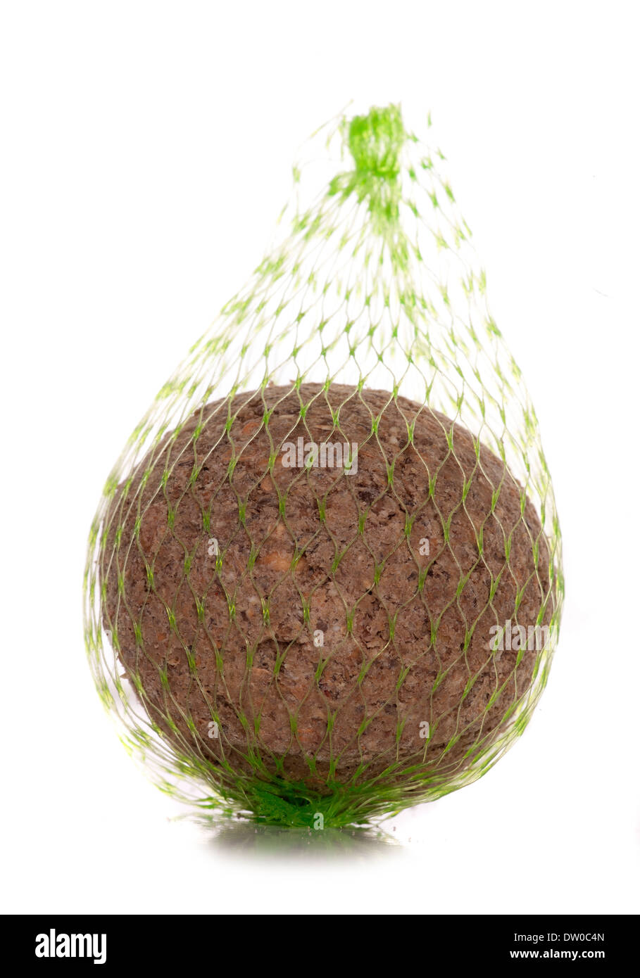 Boule de graisse pour les oiseaux sauvages découpe food studio Banque D'Images