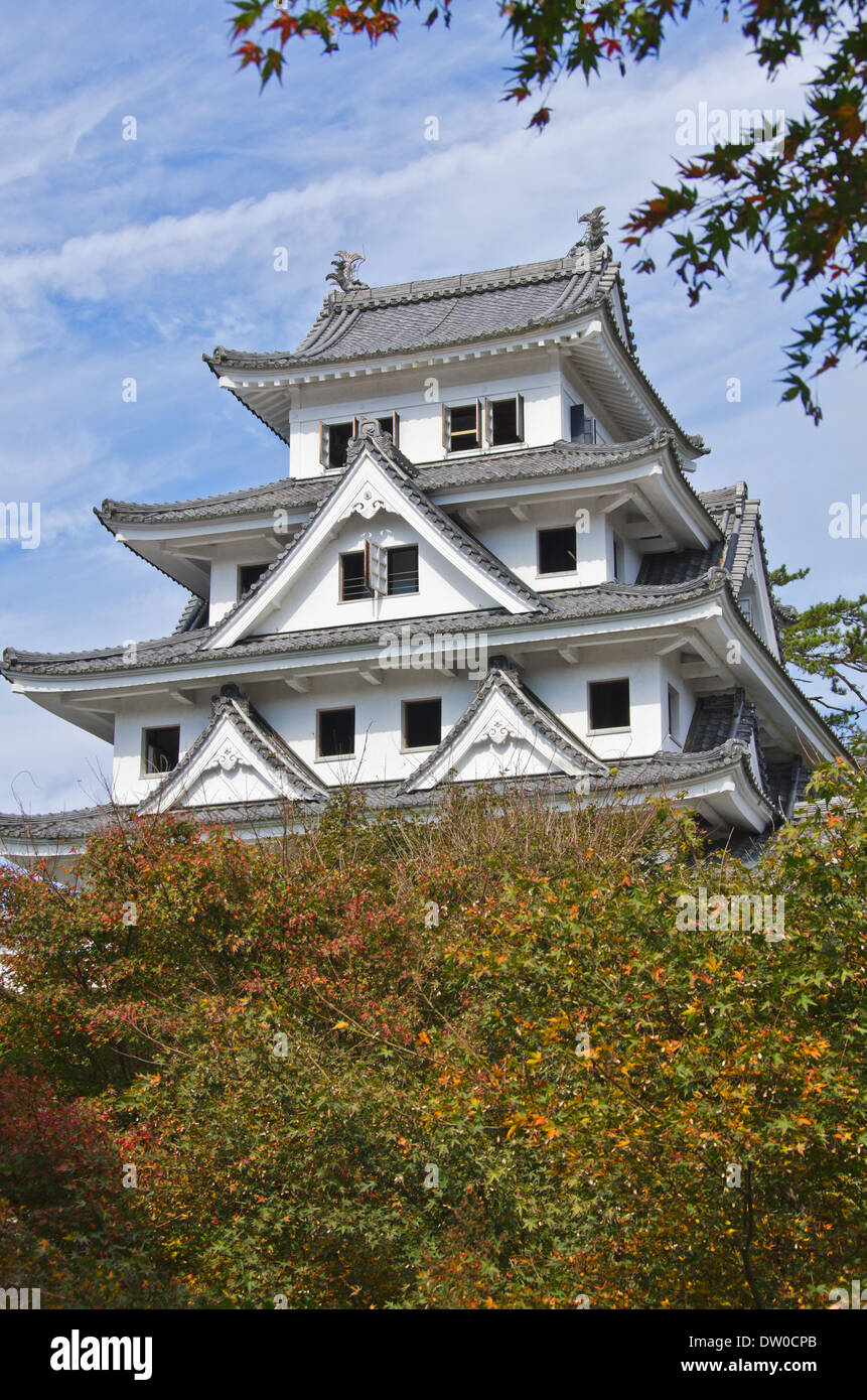 Gujo Hachiman Château, préfecture de Gifu Banque D'Images