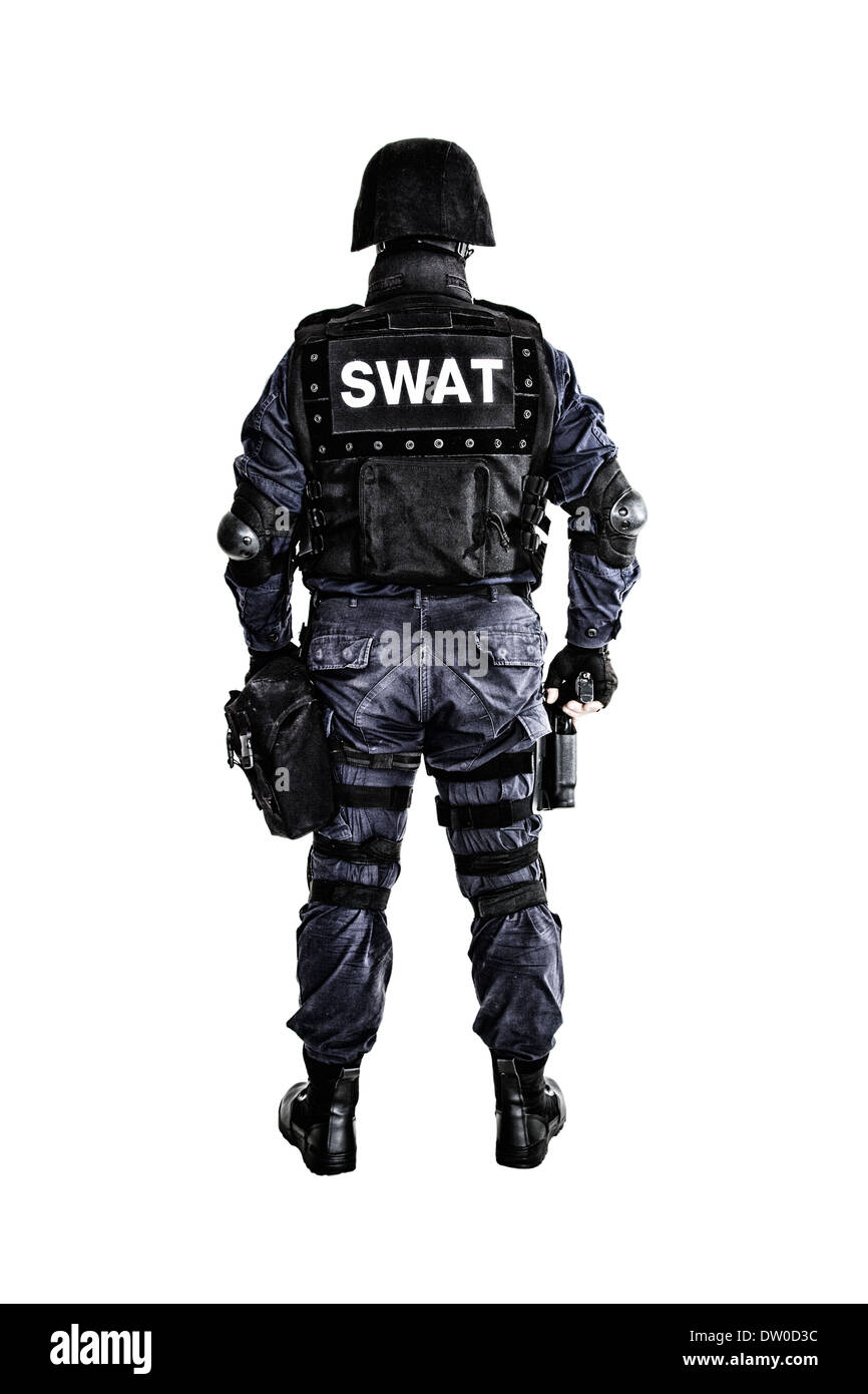 Agent de SWAT Banque D'Images