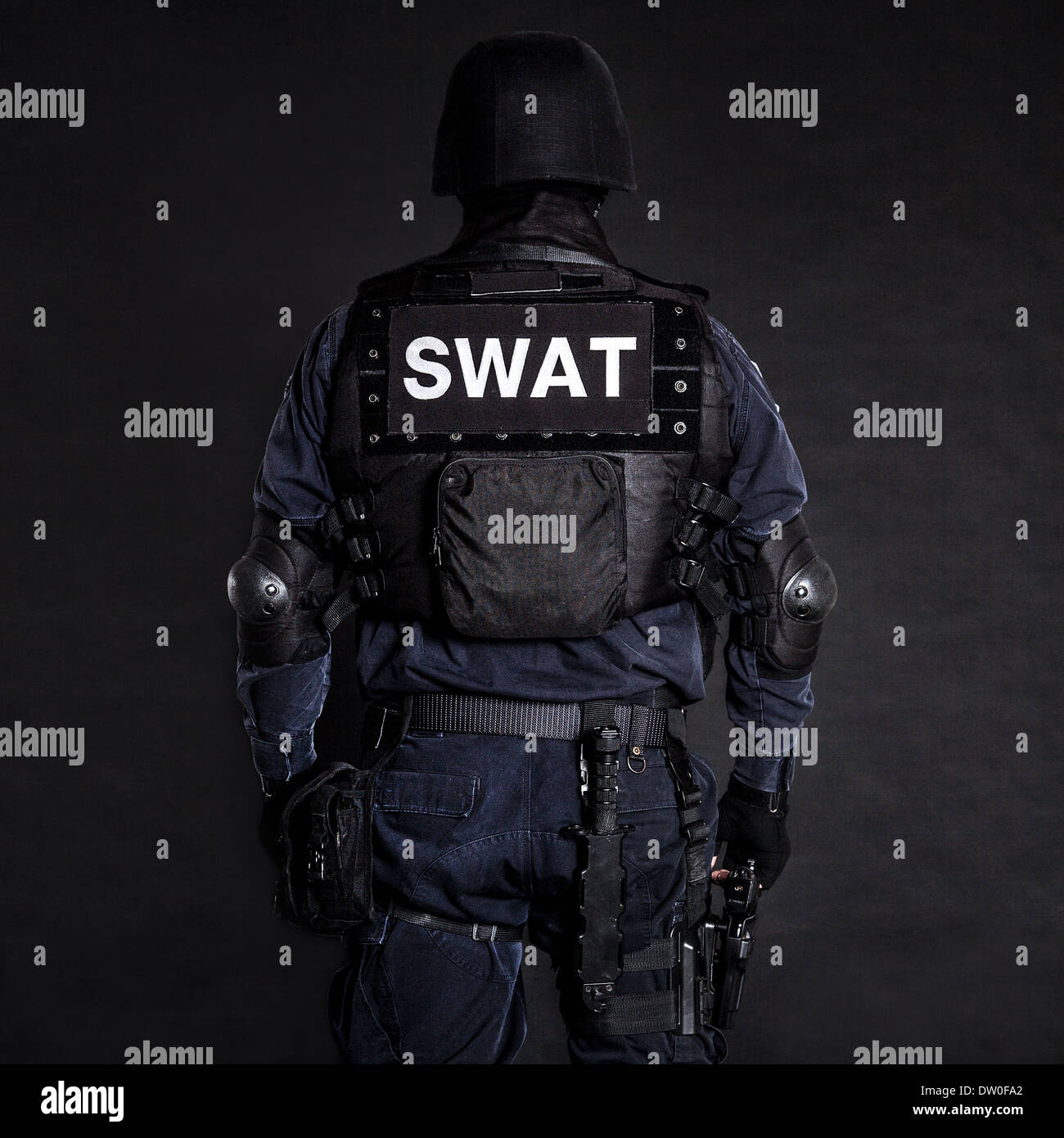 Agent de SWAT Banque D'Images