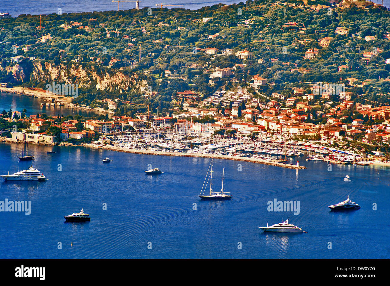 Europe, France, Alpes-Maritimes. Beaulieu-sur-Mer. Banque D'Images