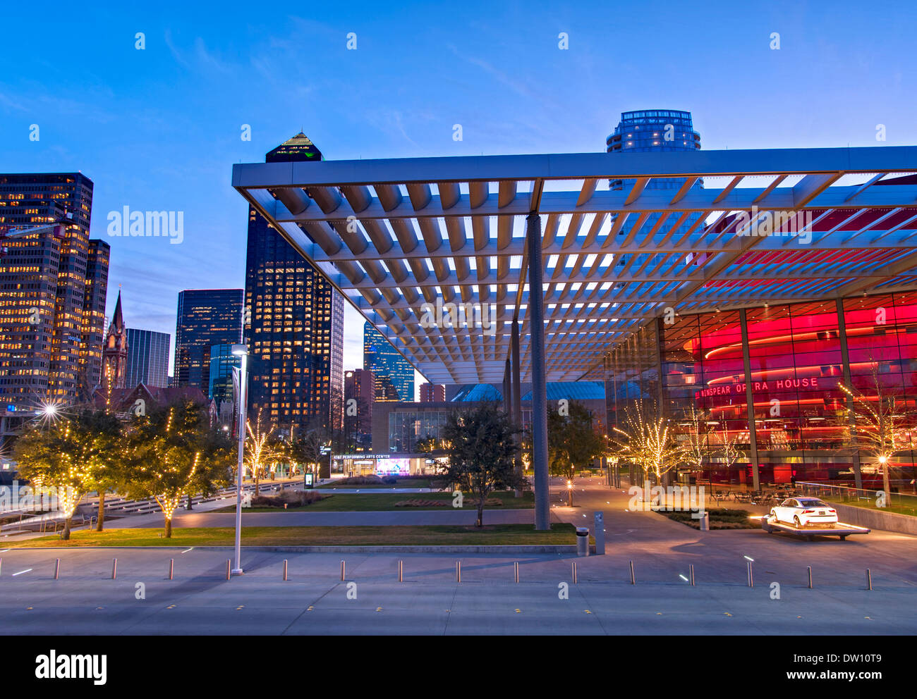 Performing Arts Center à Dallas, Texas Banque D'Images