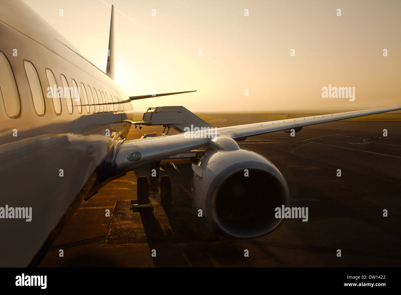 Avion de ligne Banque D'Images