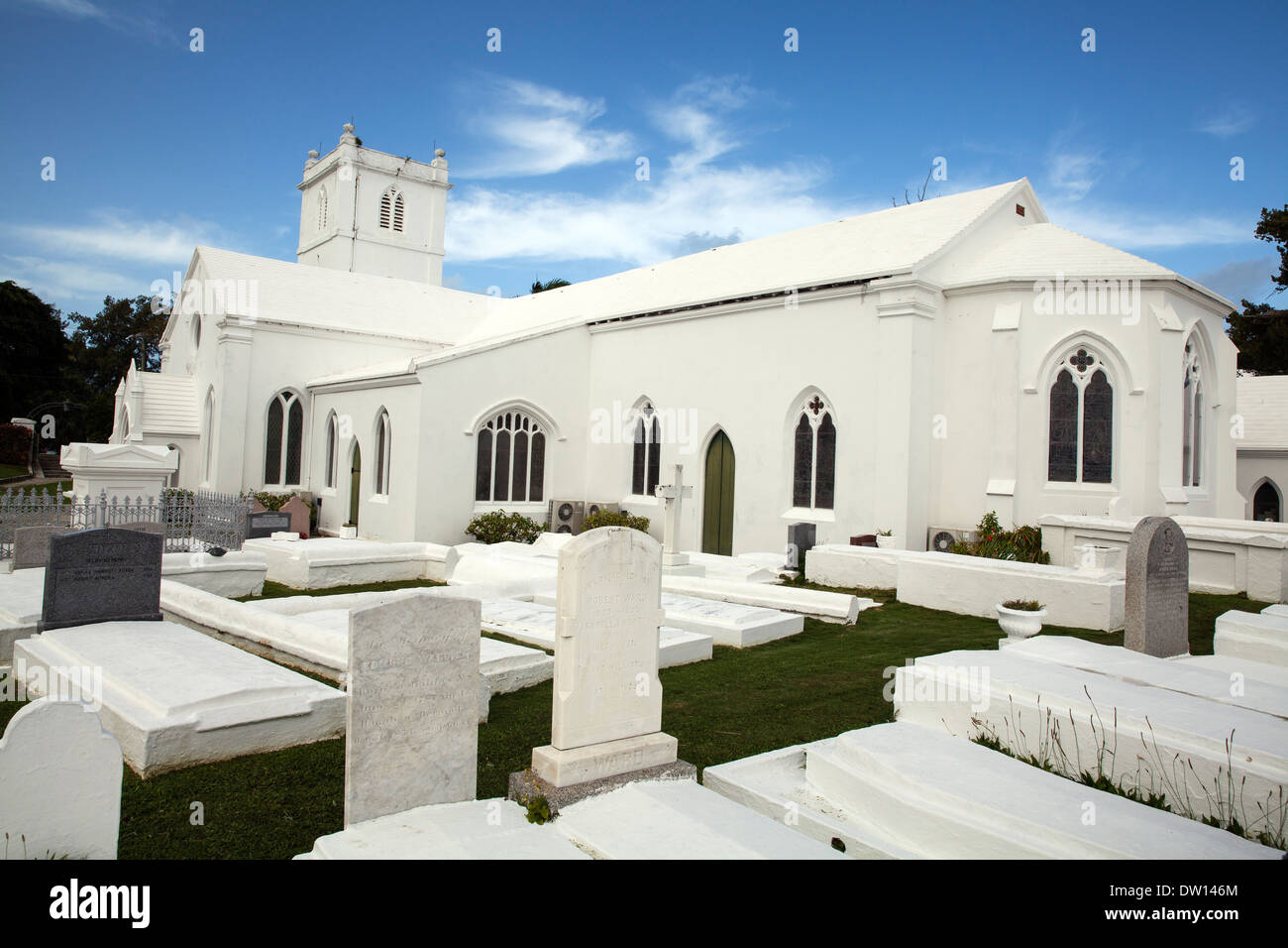 L'église Saint John's Pembroke Parish, Hamilton Bermudes Banque D'Images