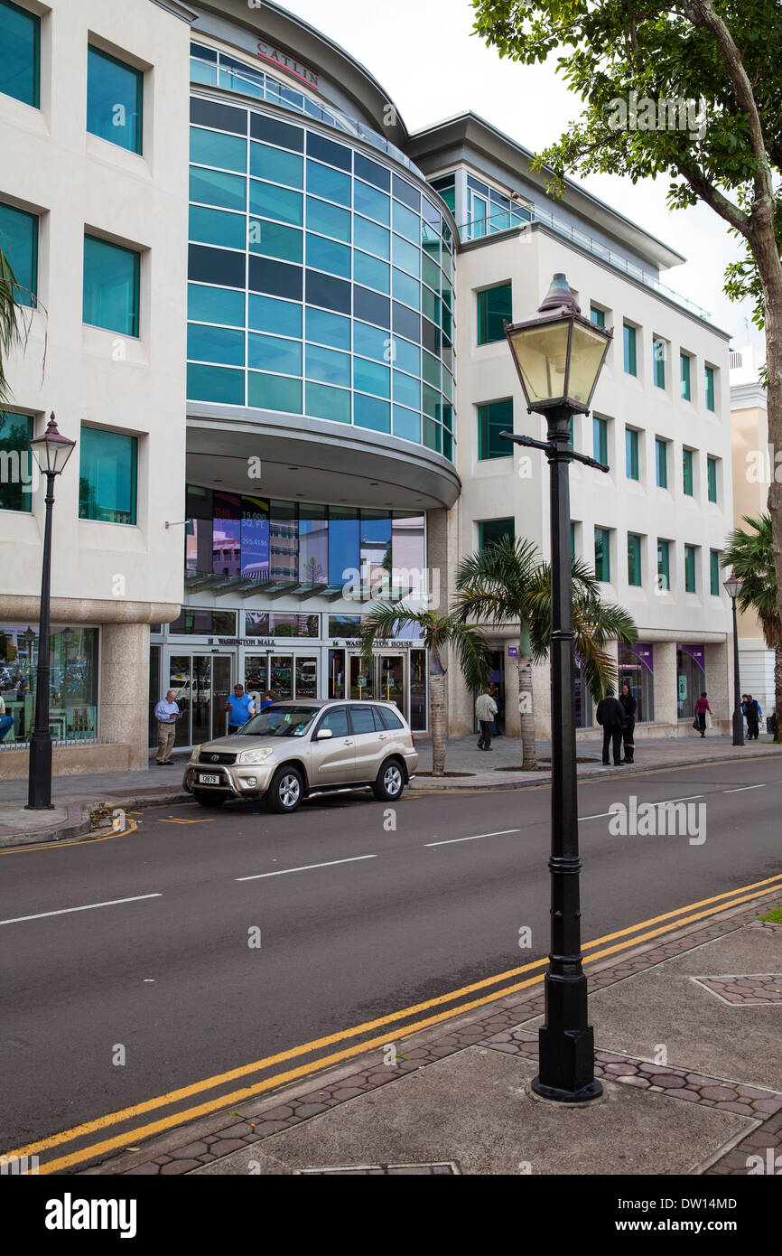 Washington Shopping Mall Hamilton Bermudes Banque D'Images