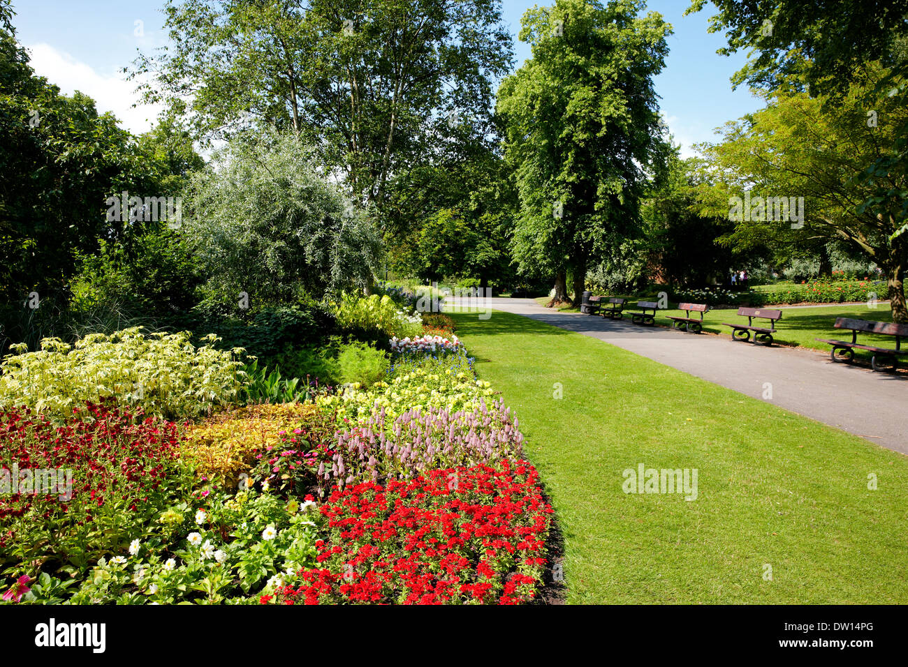 Valley Gardens à Harrogate, North Yorkshire Banque D'Images