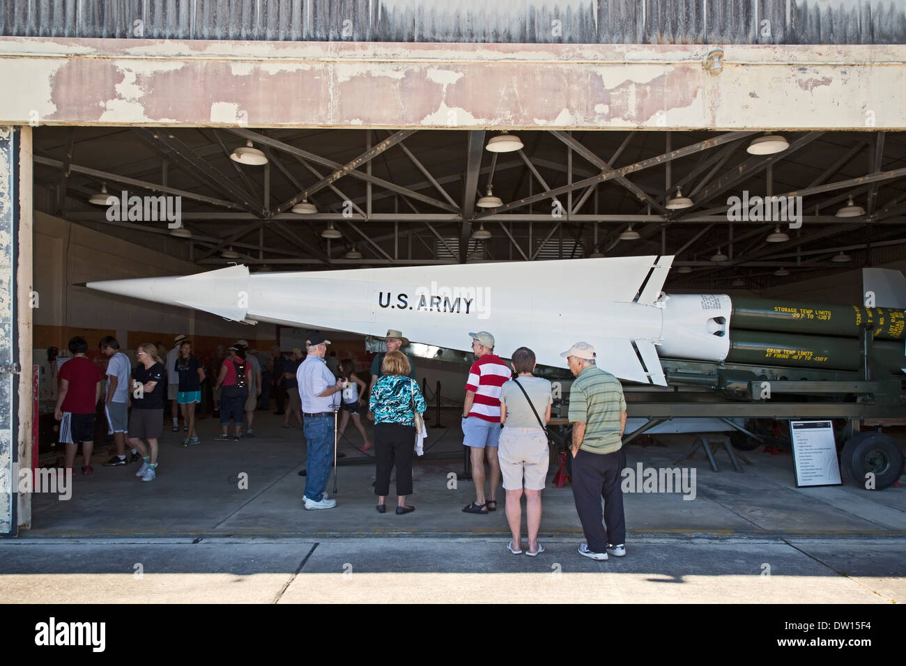 Le Parc National des Everglades, Floride - Historique Un Hercules Nike site anti-aériens utilisés pendant la guerre froide. Banque D'Images Le Parc National des Everglades, Floride - Historique Un Hercules Nike site anti-aériens utilisés pendant la guerre froide. Banque D'Images