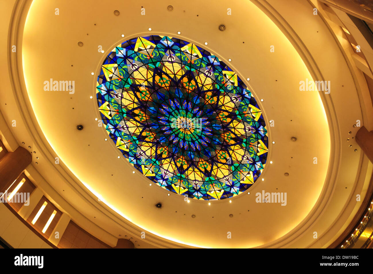 Beau plafond en rotonde Banque D'Images