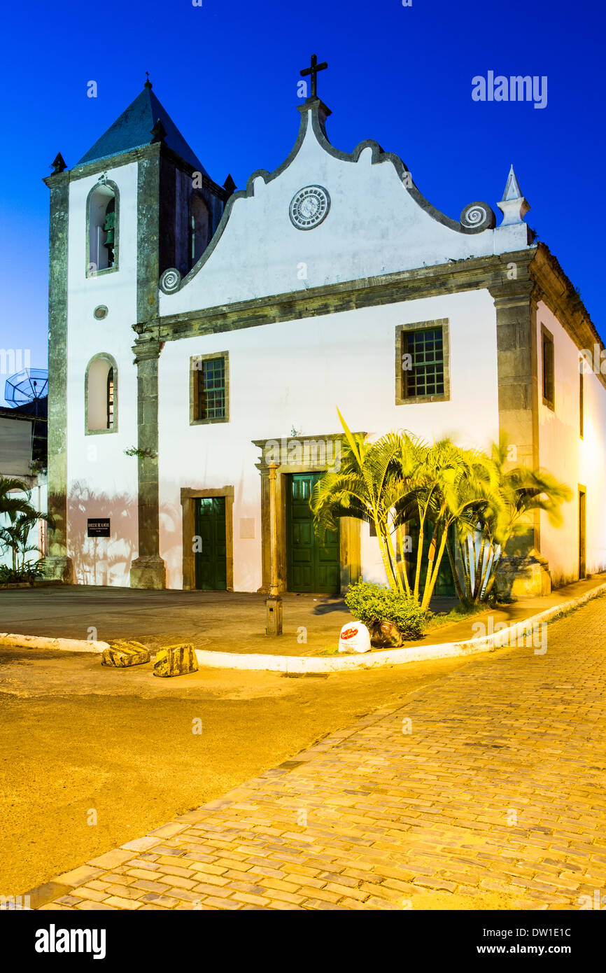 Sao Jorge dos Ilhéus Mère église, construite en 1556. Ilheus, Bahia, Brésil. Banque D'Images