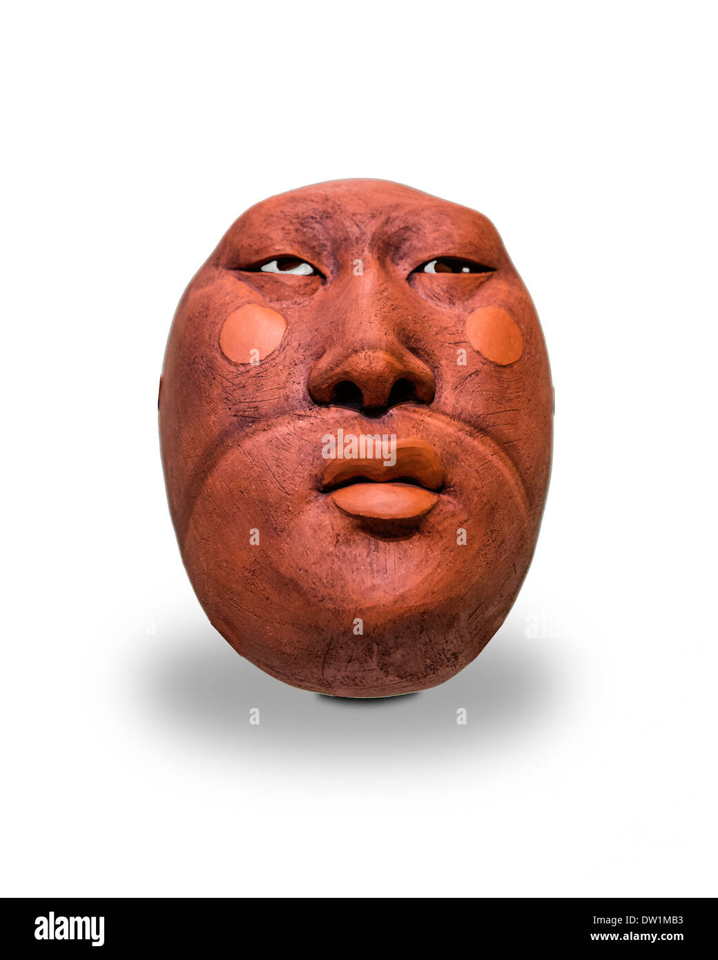 Un masque Hopi fait de chocolat du Heard Museum à Phoenix Banque D'Images