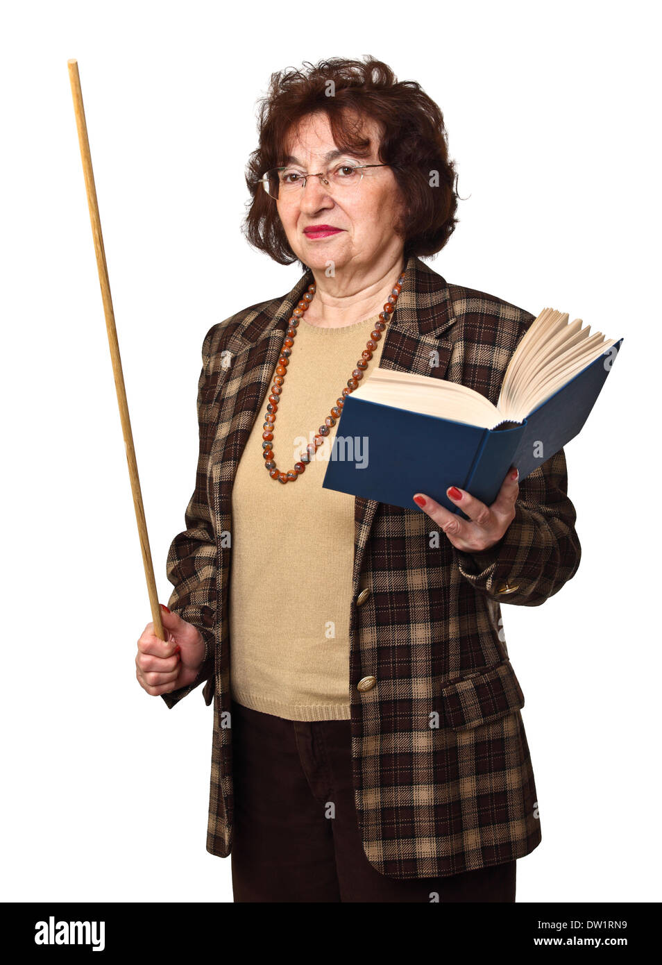 Professeur senior woman Banque D'Images