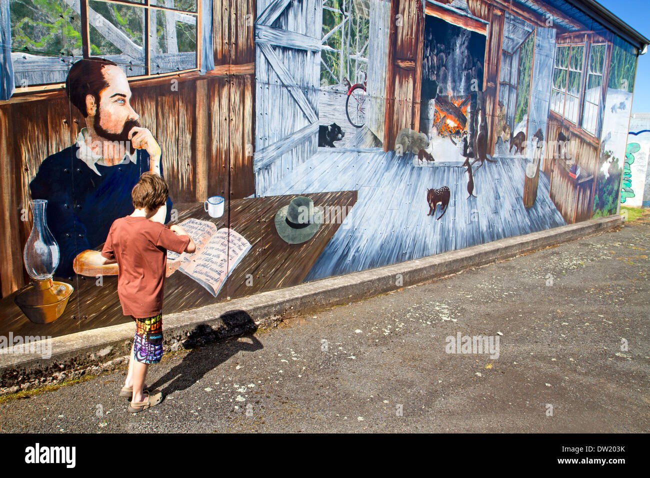 La fresque originale de Sheffield, la soi-disant Ville de murales Banque D'Images