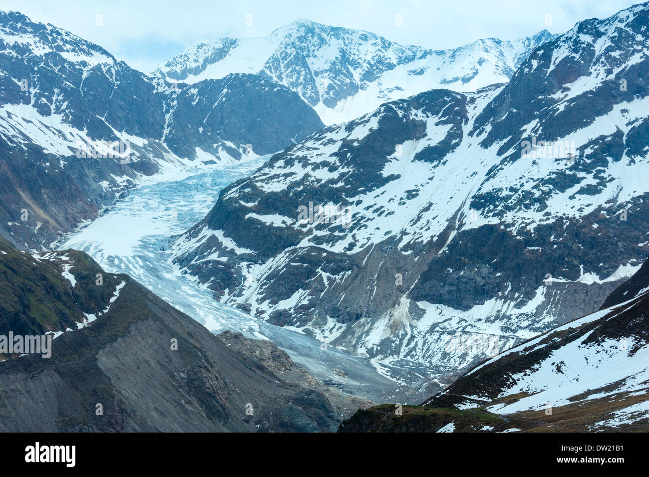 Vue de Gletscher Kaunertal (Autriche Photo Stock - Alamy