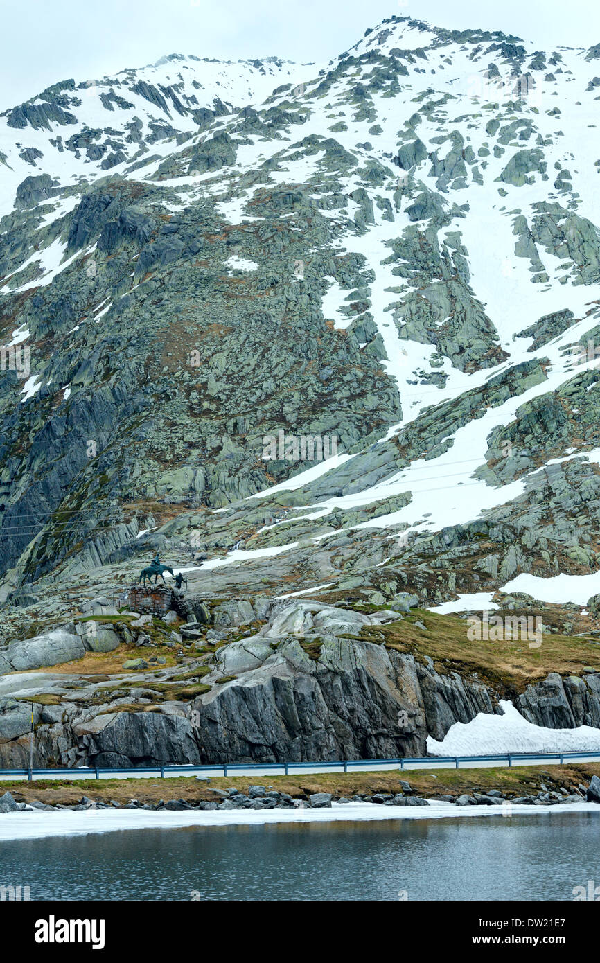 Lac de montagne alpes Banque D'Images