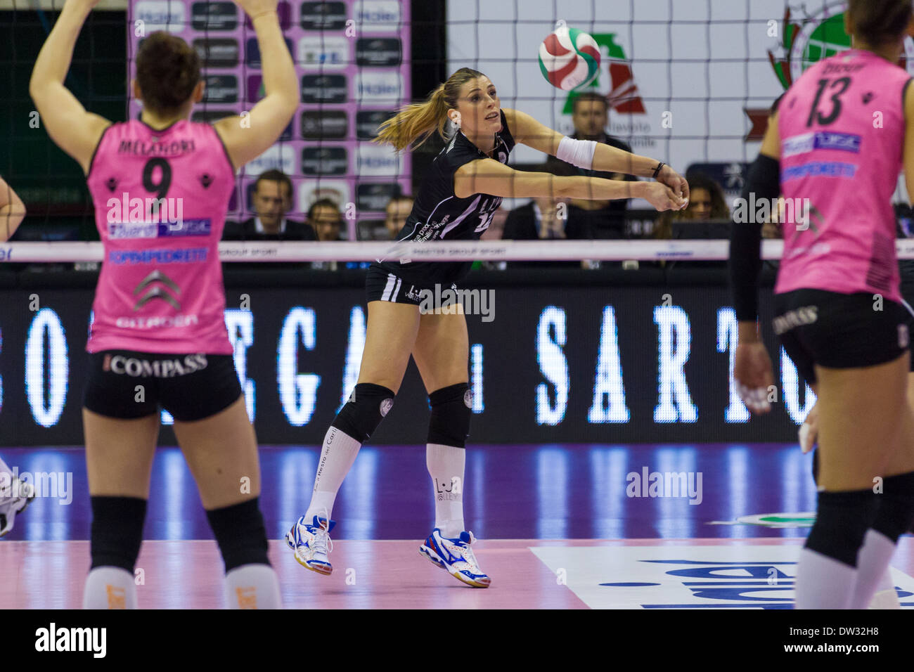 Finale di Coppa Italia Serie A2 Femminile di Pallavolo Banque D'Images