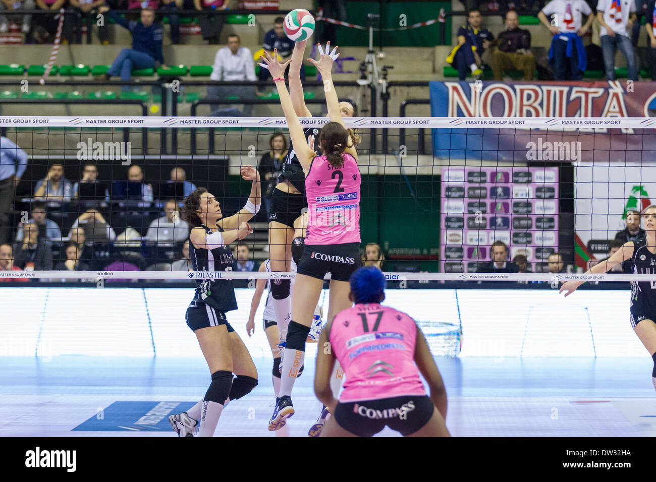 Finale di Coppa Italia Serie A2 Femminile di Pallavolo Banque D'Images