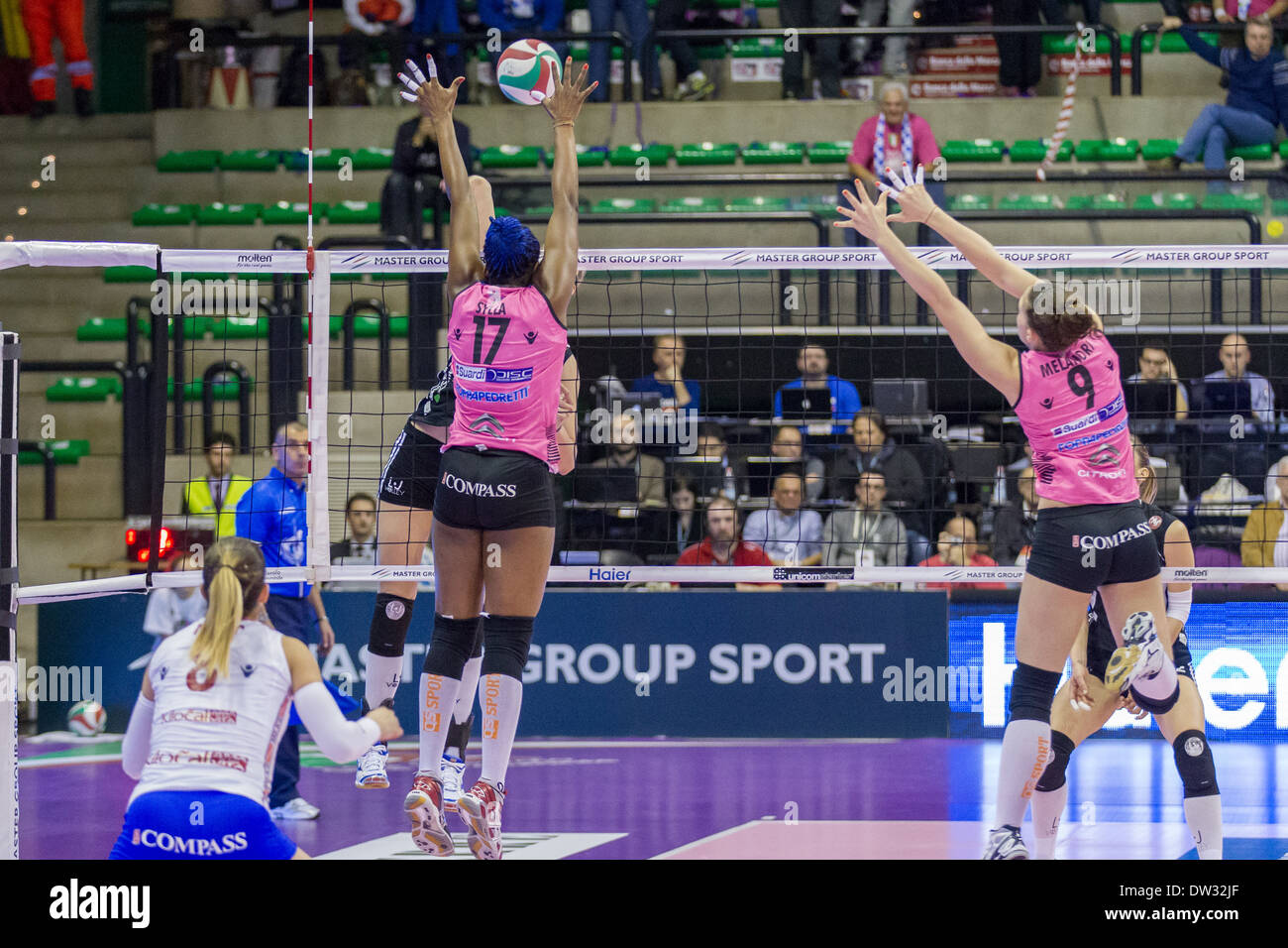 Finale di Coppa Italia Serie A2 Femminile di Pallavolo Banque D'Images