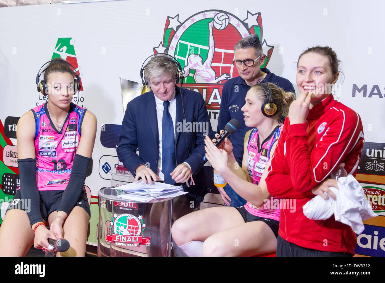 Finale di Coppa Italia Serie A2 Femminile di Pallavolo Banque D'Images