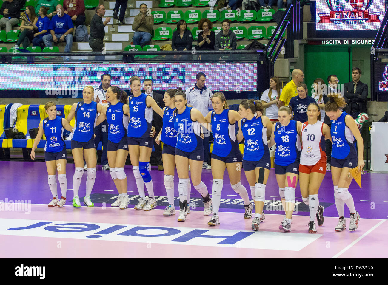 Finale di Coppa Italia Serie A2 Femminile di Pallavolo Banque D'Images