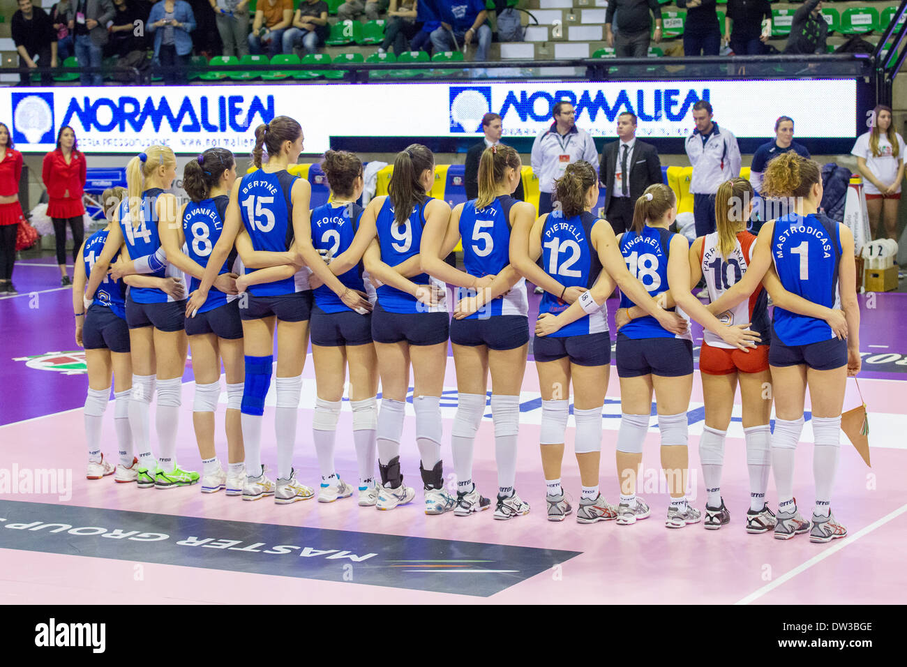 Finale di Coppa Italia Serie A2 Femminile di Pallavolo Banque D'Images