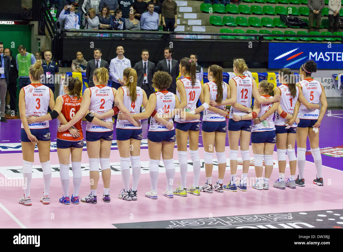 Finale di Coppa Italia Serie A2 Femminile di Pallavolo Banque D'Images