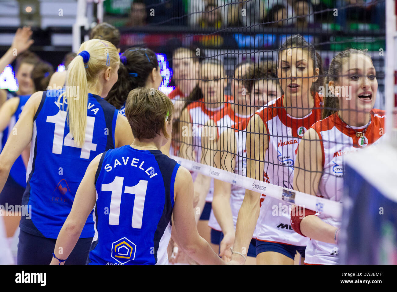 Finale di Coppa Italia Serie A2 Femminile di Pallavolo Banque D'Images