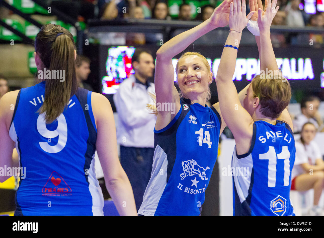 Finale di Coppa Italia Serie A2 Femminile di Pallavolo Banque D'Images