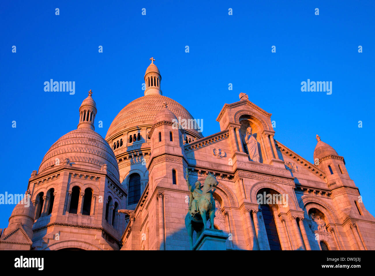 Sacré Coeur, Paris, France, l'Europe de l'Ouest. Banque D'Images