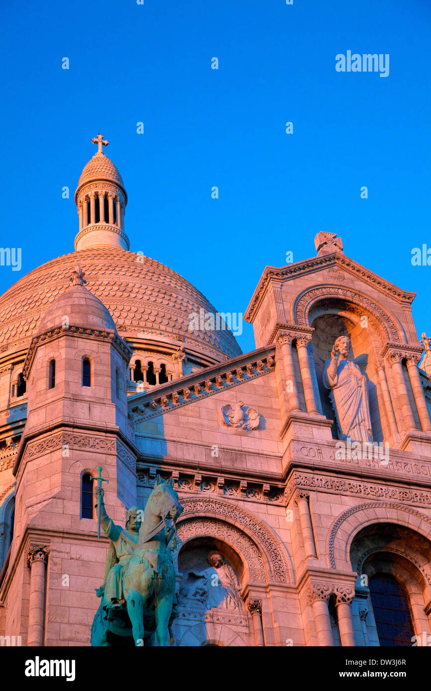 Sacré Coeur, Paris, France, l'Europe de l'Ouest. Banque D'Images