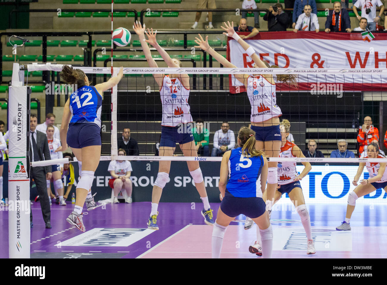 Finale di Coppa Italia Serie A2 Femminile di Pallavolo Banque D'Images