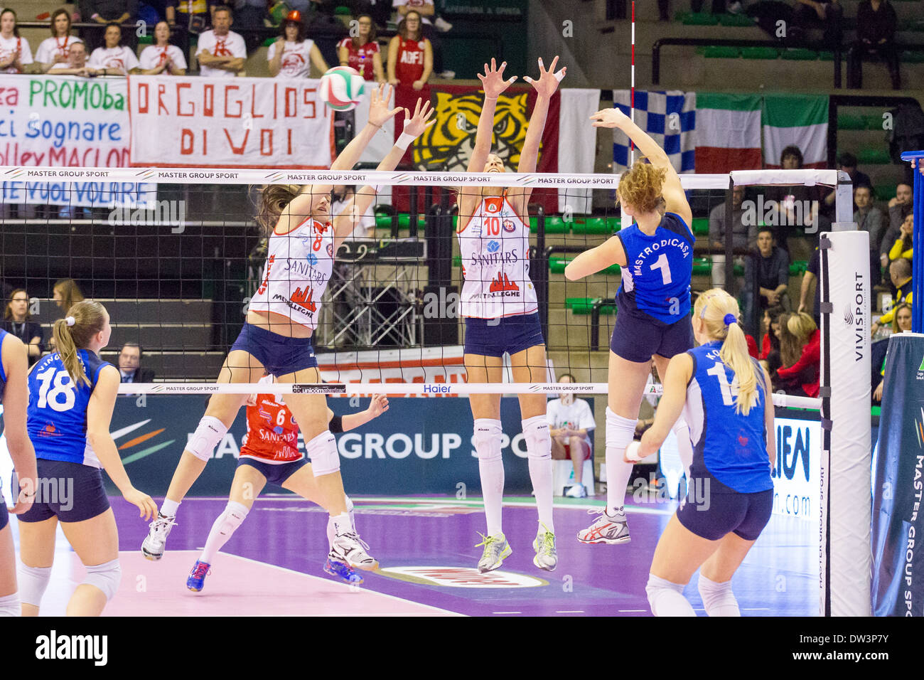 Finale di Coppa Italia Serie A2 Femminile di Pallavolo Banque D'Images