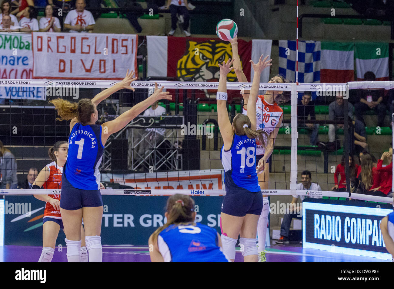 Finale di Coppa Italia Serie A2 Femminile di Pallavolo Banque D'Images