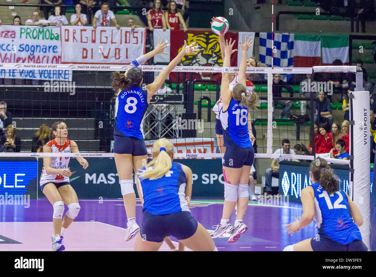 Finale di Coppa Italia Serie A2 Femminile di Pallavolo Banque D'Images