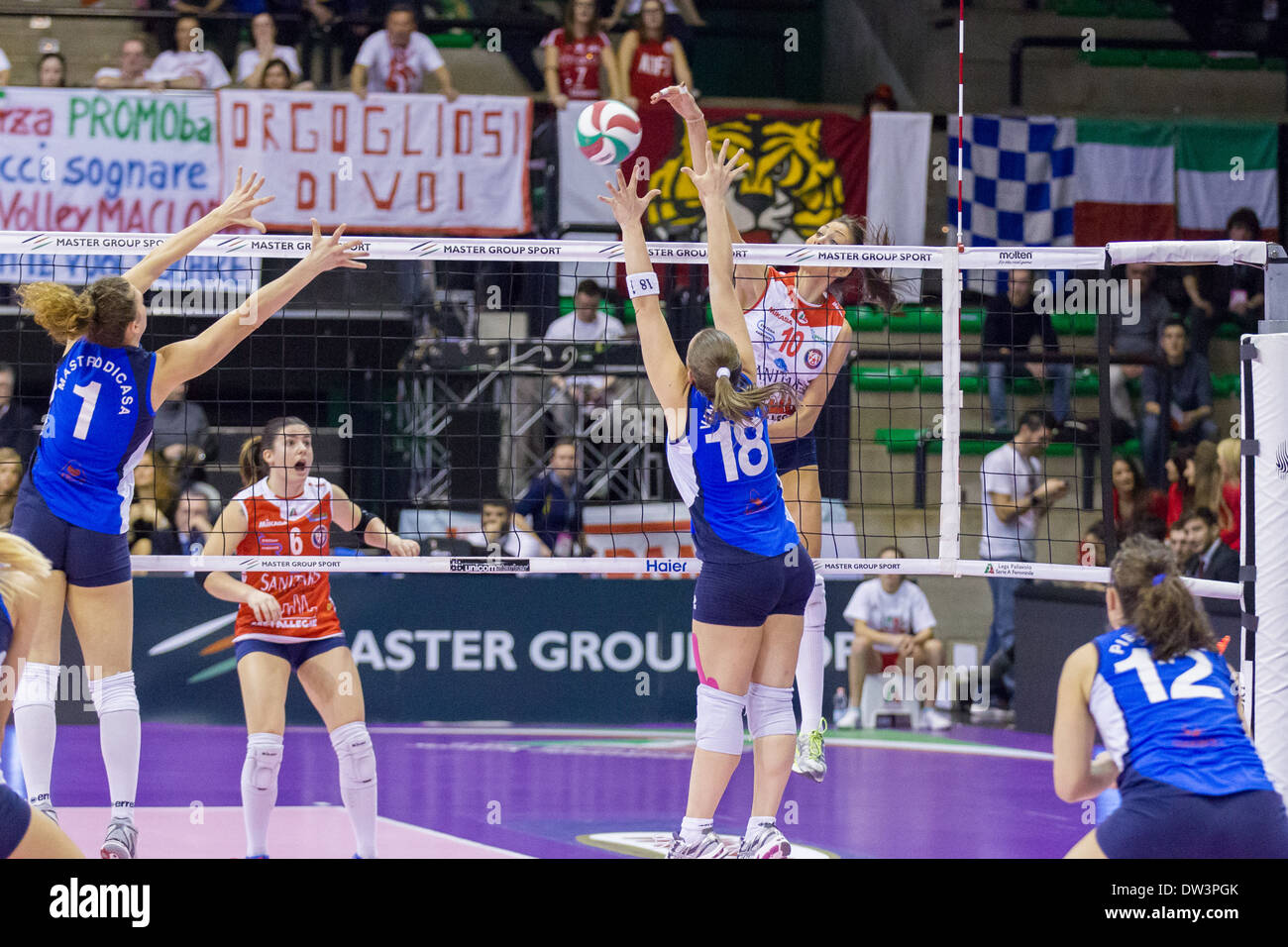 Finale di Coppa Italia Serie A2 Femminile di Pallavolo Banque D'Images
