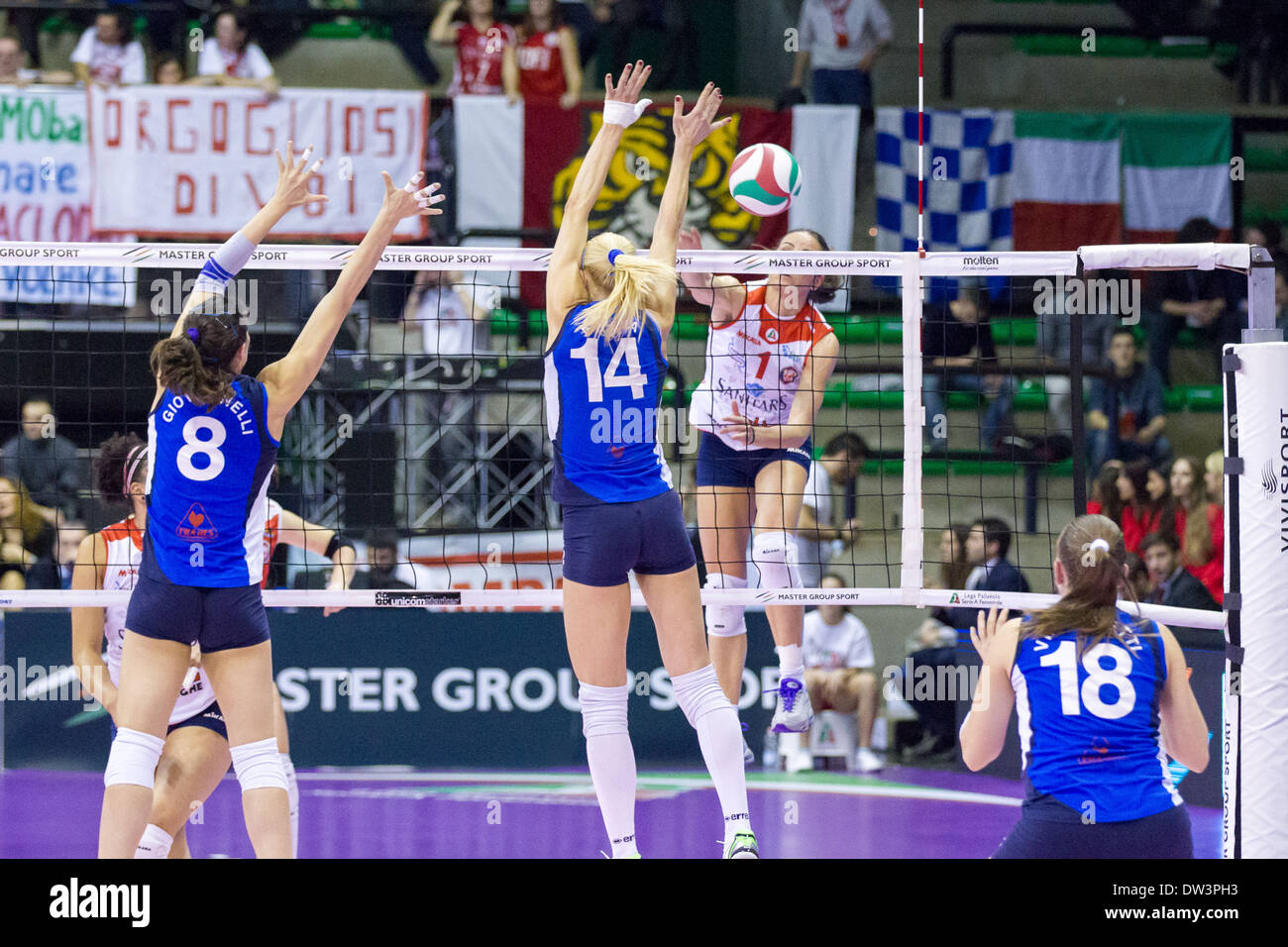 Finale di Coppa Italia Serie A2 Femminile di Pallavolo Banque D'Images