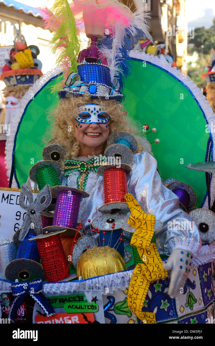 Carnaval Mardi Gras à Puerto de la Cruz, Tenerife Banque D'Images