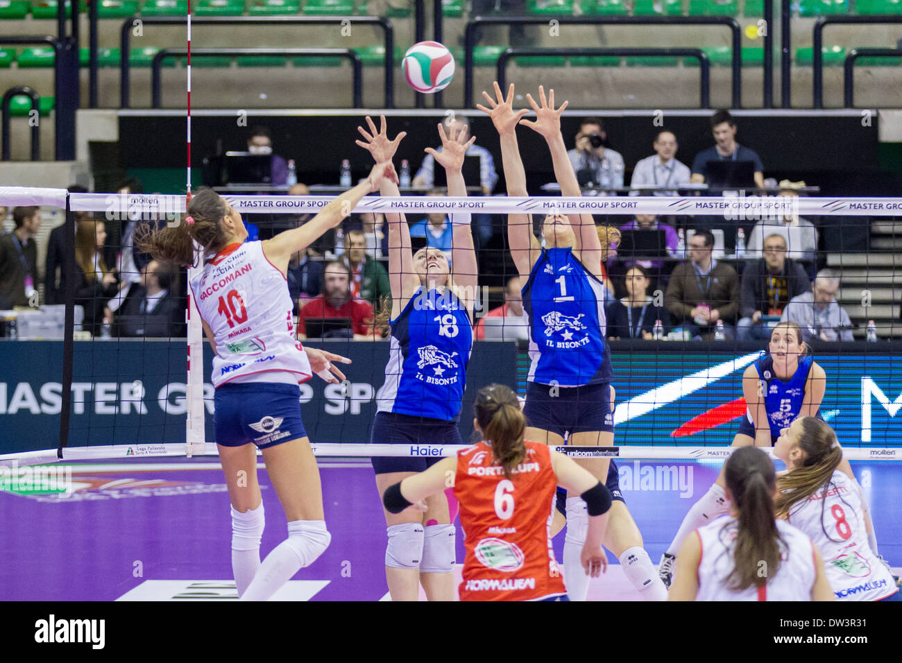 Finale di Coppa Italia Serie A2 Femminile di Pallavolo Banque D'Images