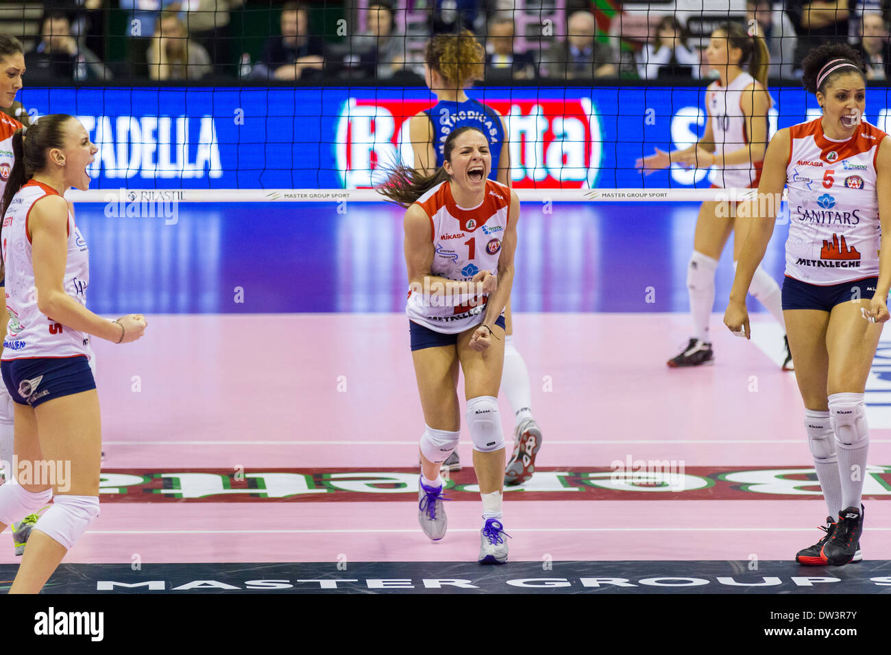Finale di Coppa Italia Serie A2 Femminile di Pallavolo Banque D'Images