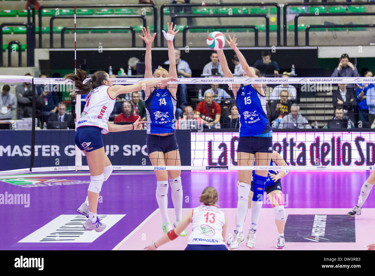 Finale di Coppa Italia Serie A2 Femminile di Pallavolo Banque D'Images