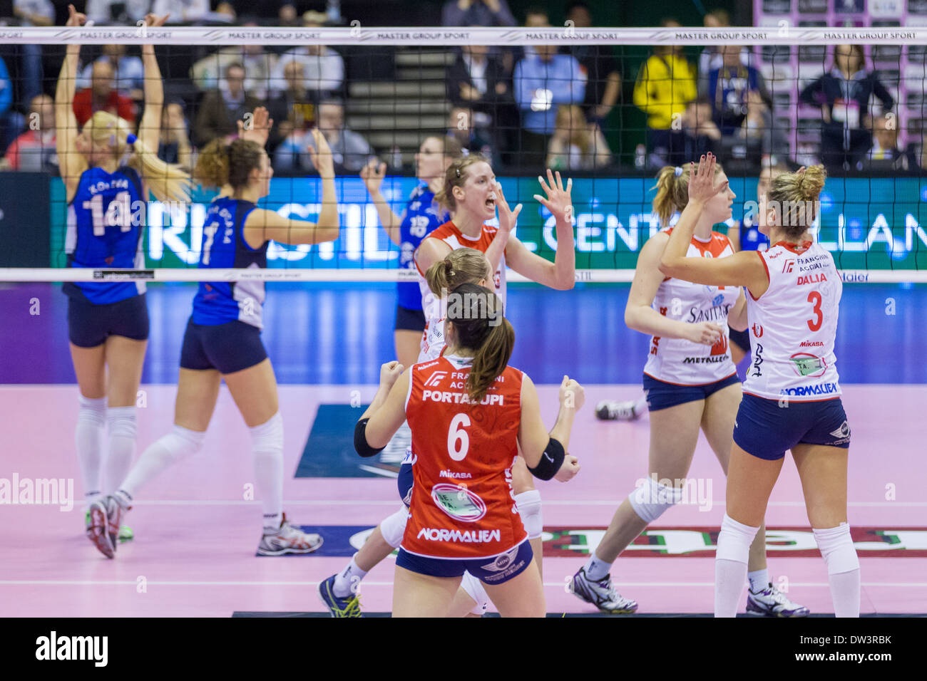 Finale di Coppa Italia Serie A2 Femminile di Pallavolo Banque D'Images