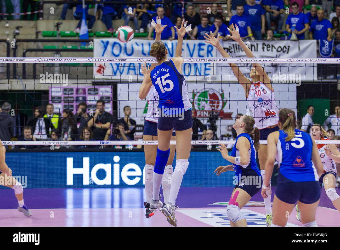 Finale di Coppa Italia Serie A2 Femminile di Pallavolo Banque D'Images