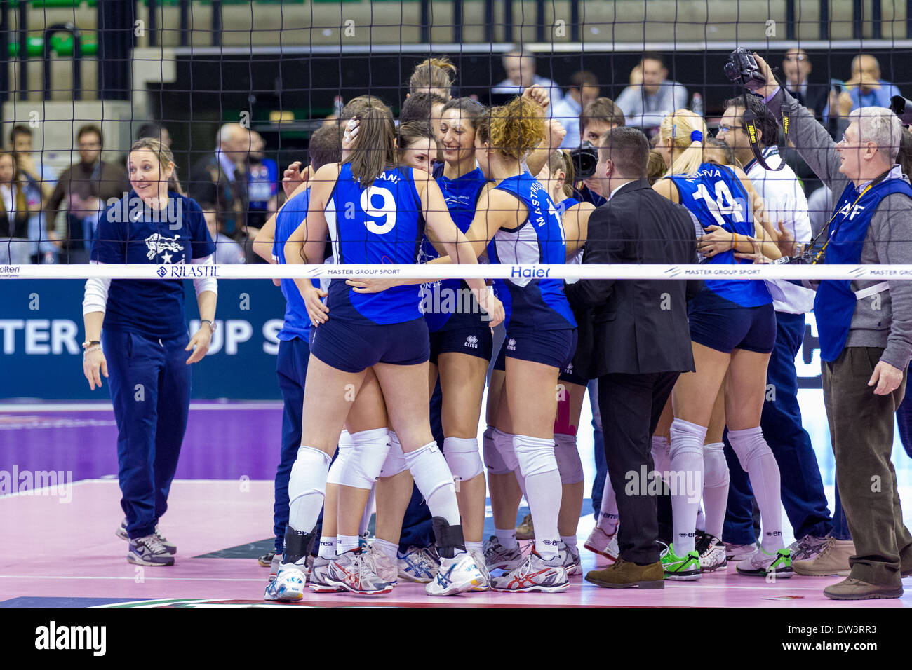 Finale di Coppa Italia Serie A2 Femminile di Pallavolo Banque D'Images