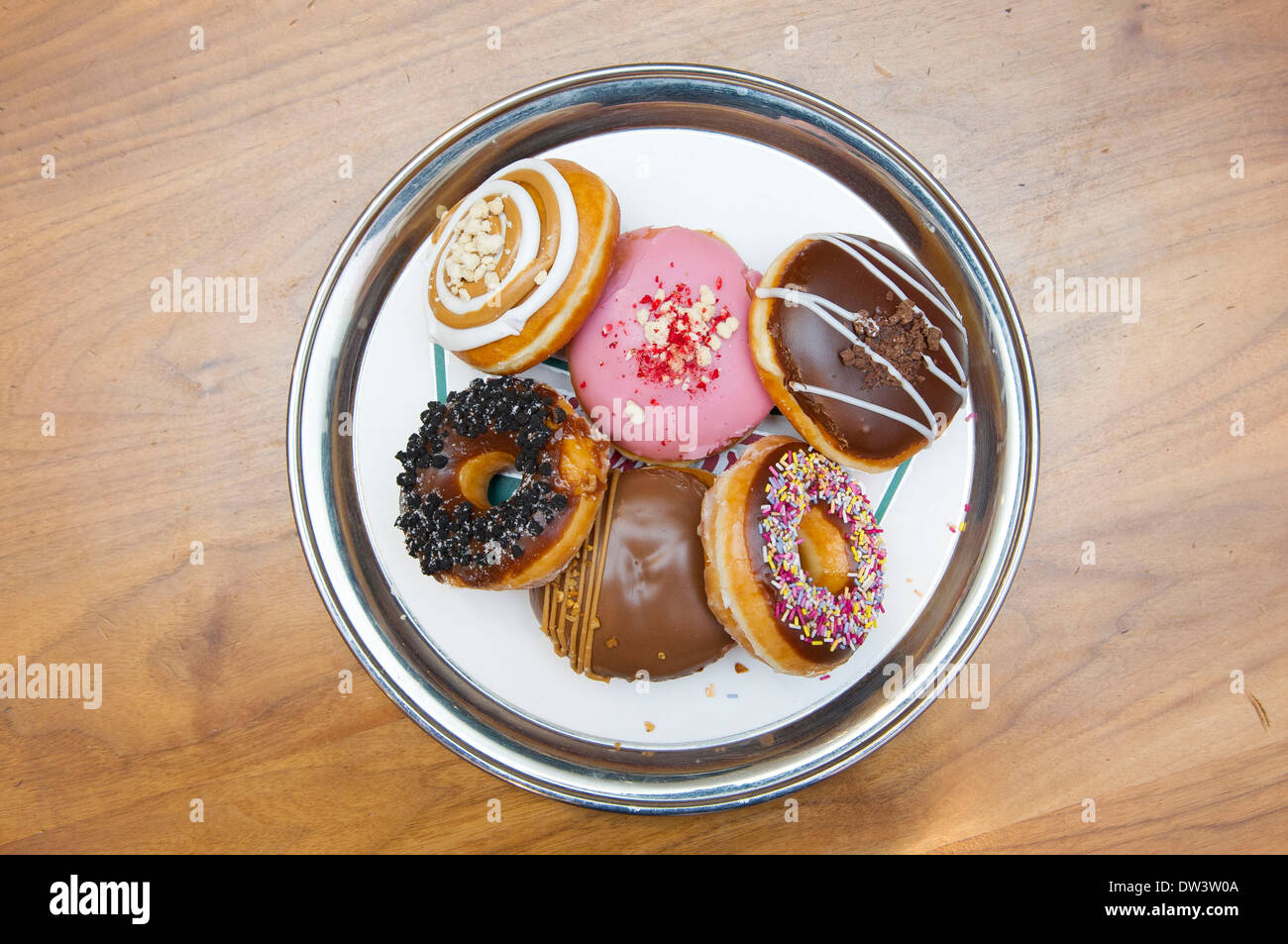 Un jury de Krispy Kreme. Banque D'Images
