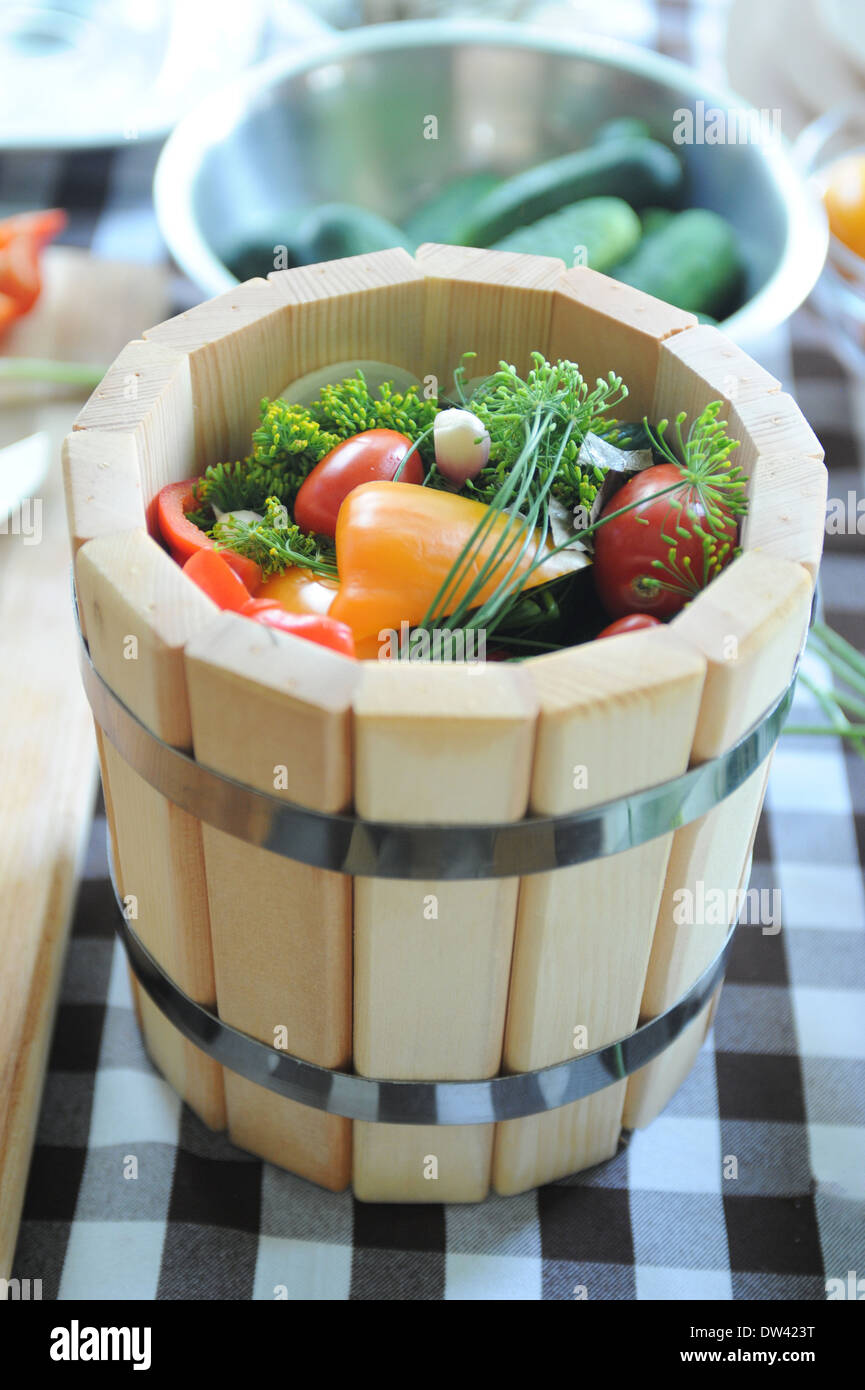 Comment conserver les tomates Banque D'Images